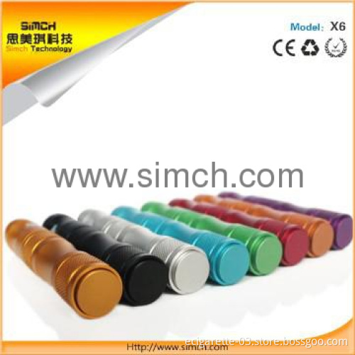 2013 Best quality & colorful x6 electronic cigarette